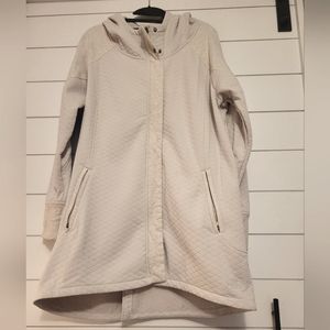 North Face Beige Full zip Jacket size XL